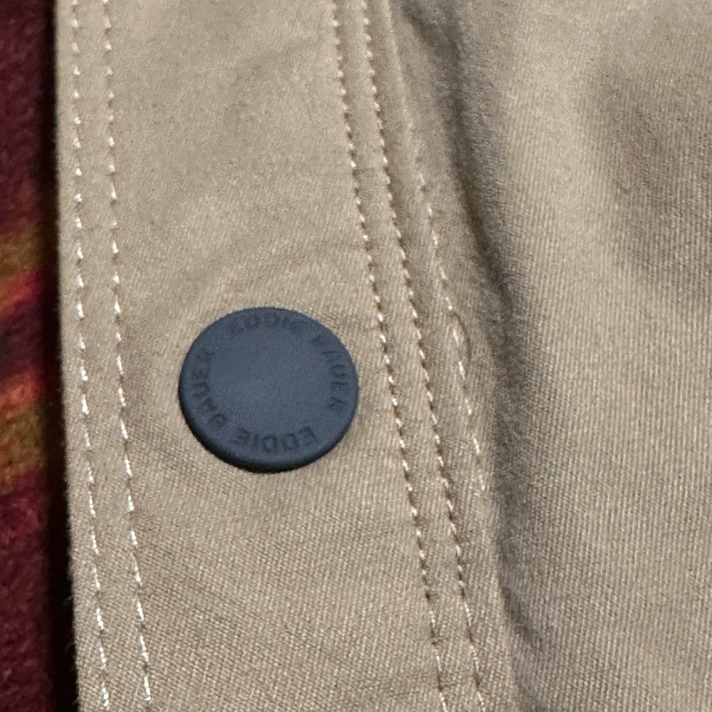 EDDIE BAUER - Menβs 2XL Flannel Lined Shirt Jacket - Picture 10 of 13